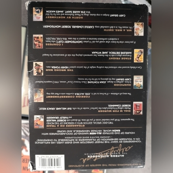The Alfred Hitchcock Signature Collection DVD Movies 8 Hitchcock Classics - Picture 5 of 5